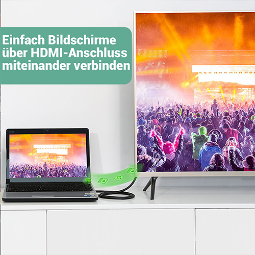 HDMI Kabel 10m Doppelpack 4k für Monitor Fernseher PC Bildschirm TV PS4 3 Meter Kopie Kopie