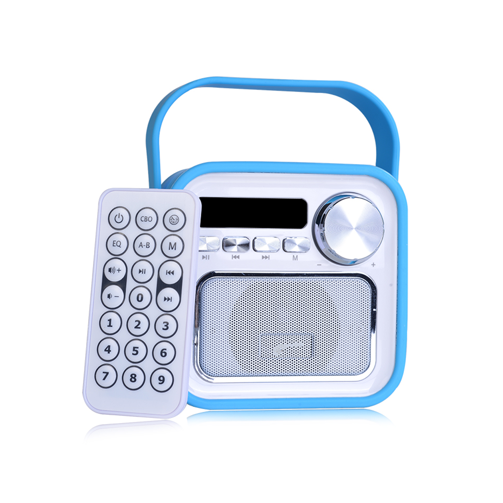Bluetooth Lautsprecher in Blau fürs Büro Küche Bad oder unterwegs